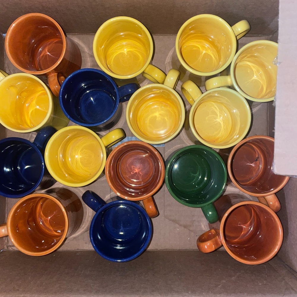 Colorful Ceramic Mug Set